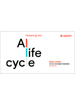 Appen 2021 full year results presentation